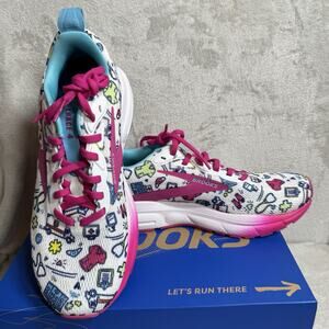 Brooks NEW Women Shoes 8.5M Trace 4 Hero Medical Running 120441 1B 147 Pink/Blue